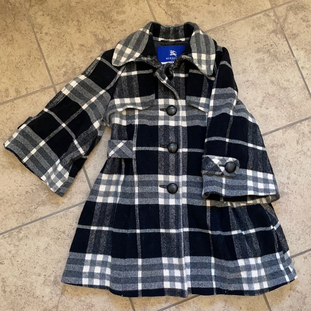 Burberry blue label coat